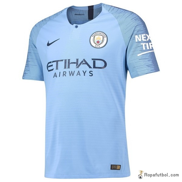 Tailandia Camiseta Manchester City Replica Primera Ropa 2018/19 Azul